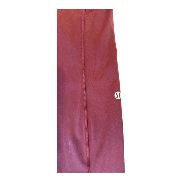 LULULEMON Fast and Free High-Rise Tight 28" *Non-Reflective Brushed Nulux Garnet - Picture 5 of 12